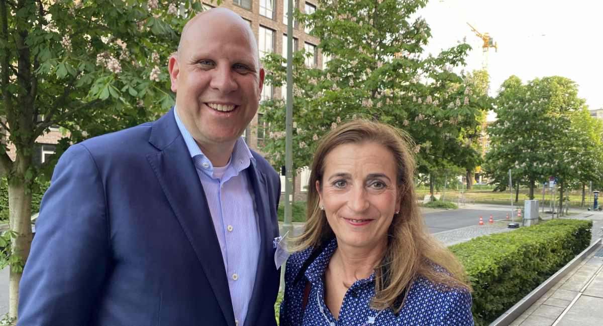 mit Astrid Hamker, Präsidentin des Wirtschaftsrats der CDU (2023)