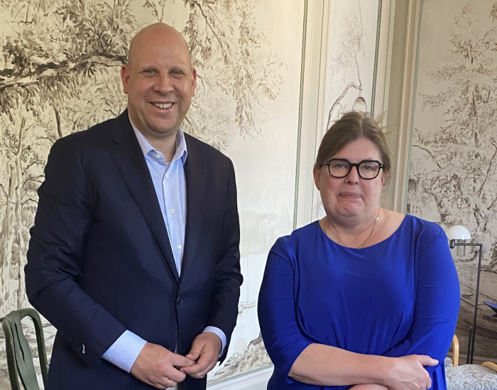 mit Cecilia Brinck, 1. Vizepräsidentin des Stadtrates von Stockholm (2022)