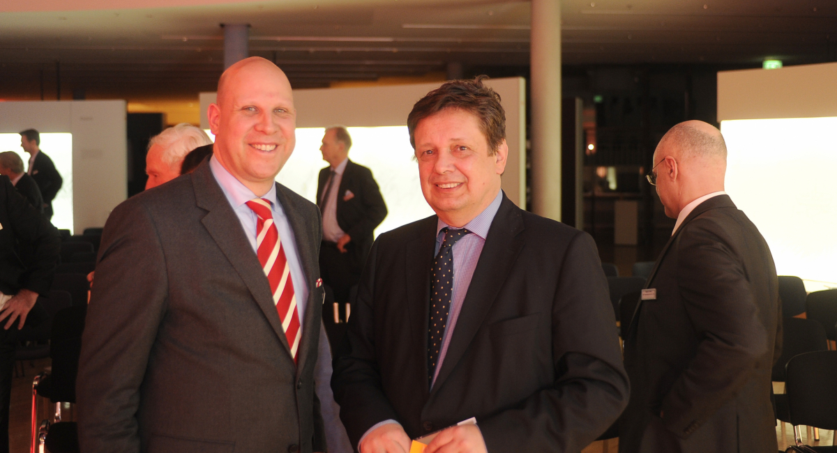 mit Frank Schirrmacher, Herausgeber der FAZ (2014) (© Rochus Mummert Beteiligungs- und Dienstleistungs GmbH)